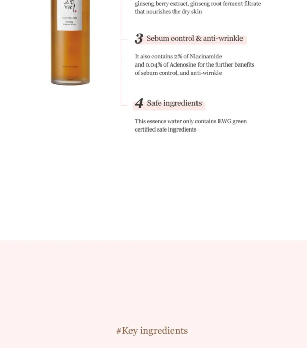 Beauty of Joseon - Ginseng Essence Water