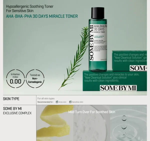 SOME BY MI - AHA, BHA, PHA 30 Days Miracle Toner 150ml