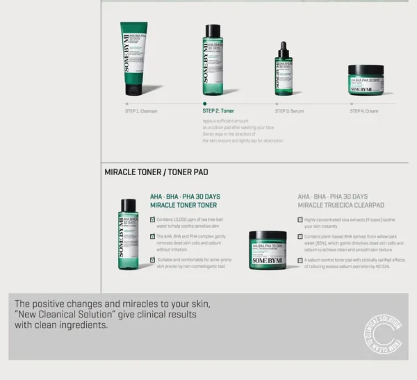 SOME BY MI - AHA, BHA, PHA 30 Days Miracle Toner 150ml