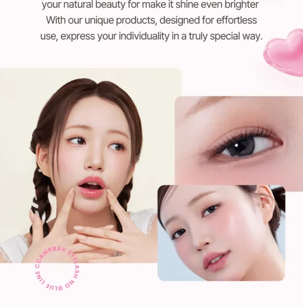 ccam bbak - No Glue Lash - 3 Types