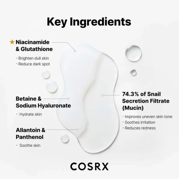 COSRX - Advanced Snail Radiance Dual Essence