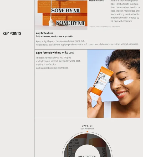 SOME BY MI - V10 Hyal Air Fit Sunscreen