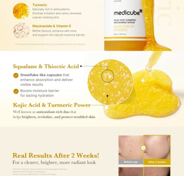 medicube - Kojic Acid Turmeric Niacinamide Serum