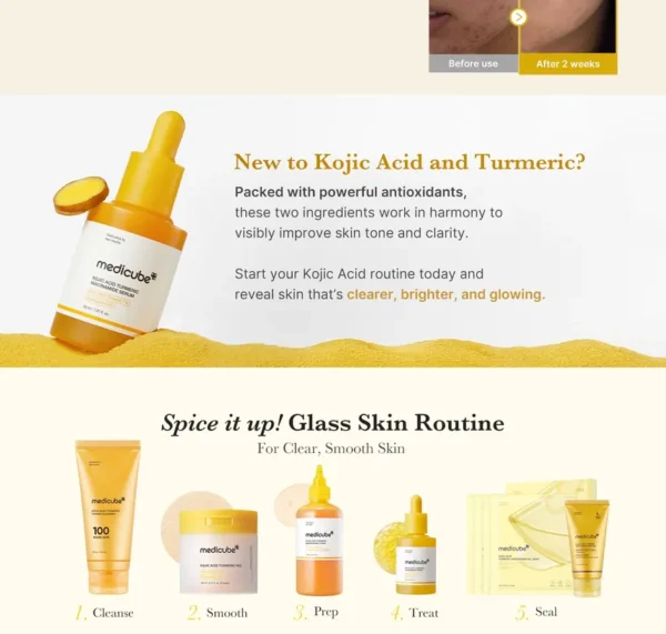 medicube - Kojic Acid Turmeric Niacinamide Serum