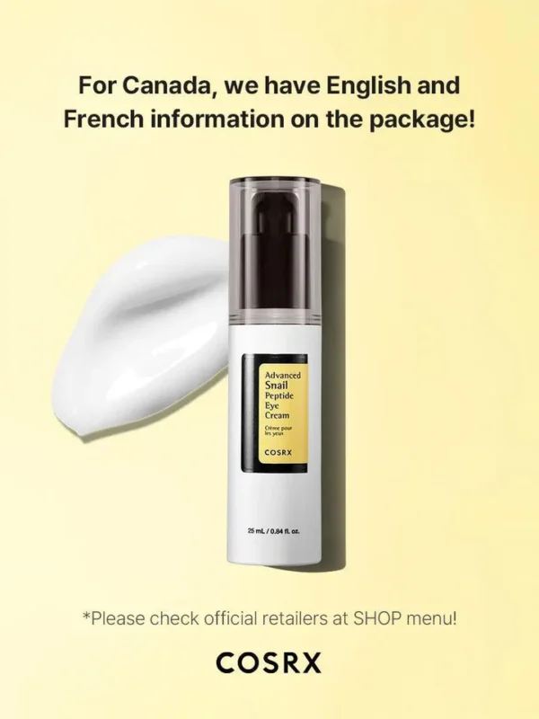 COSRX - Advanced Snail Peptide Eye Cream