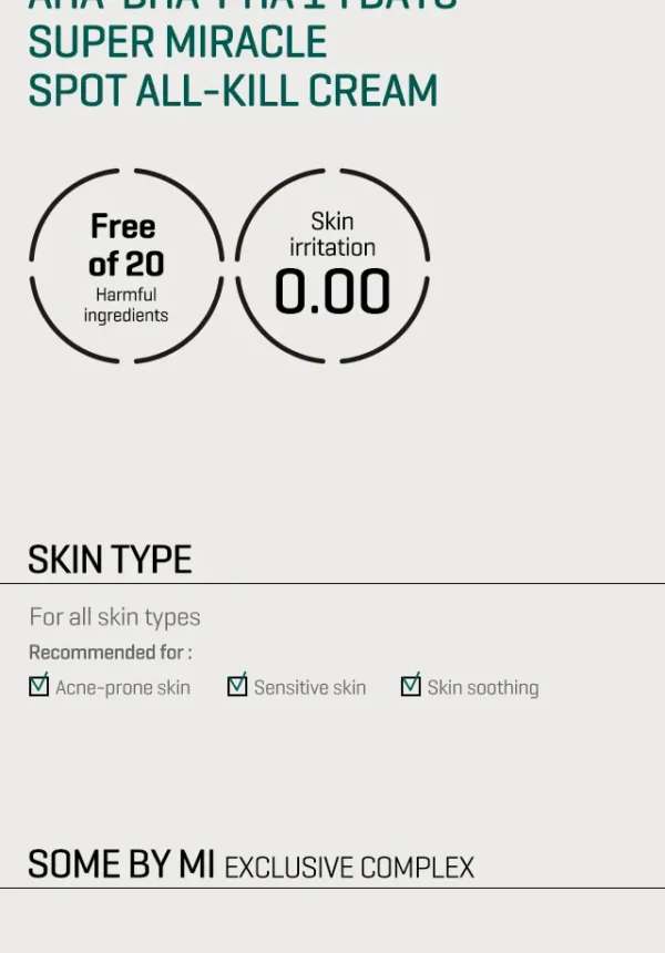 SOME BY MI - AHA, BHA, PHA 14 Days Super Miracle Spot All Kill Cream