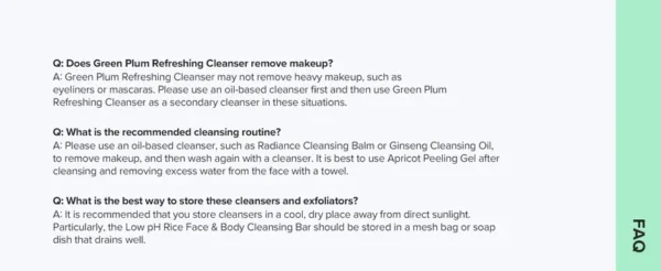 Beauty of Joseon - Green Plum Refreshing Cleanser
