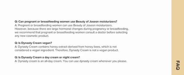 Beauty of Joseon - Dynasty Cream